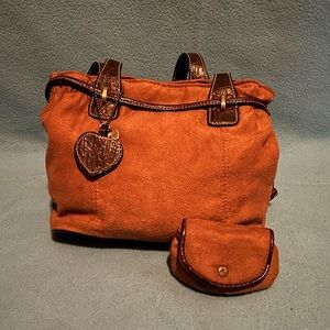Rosetti Brown Suede Purse